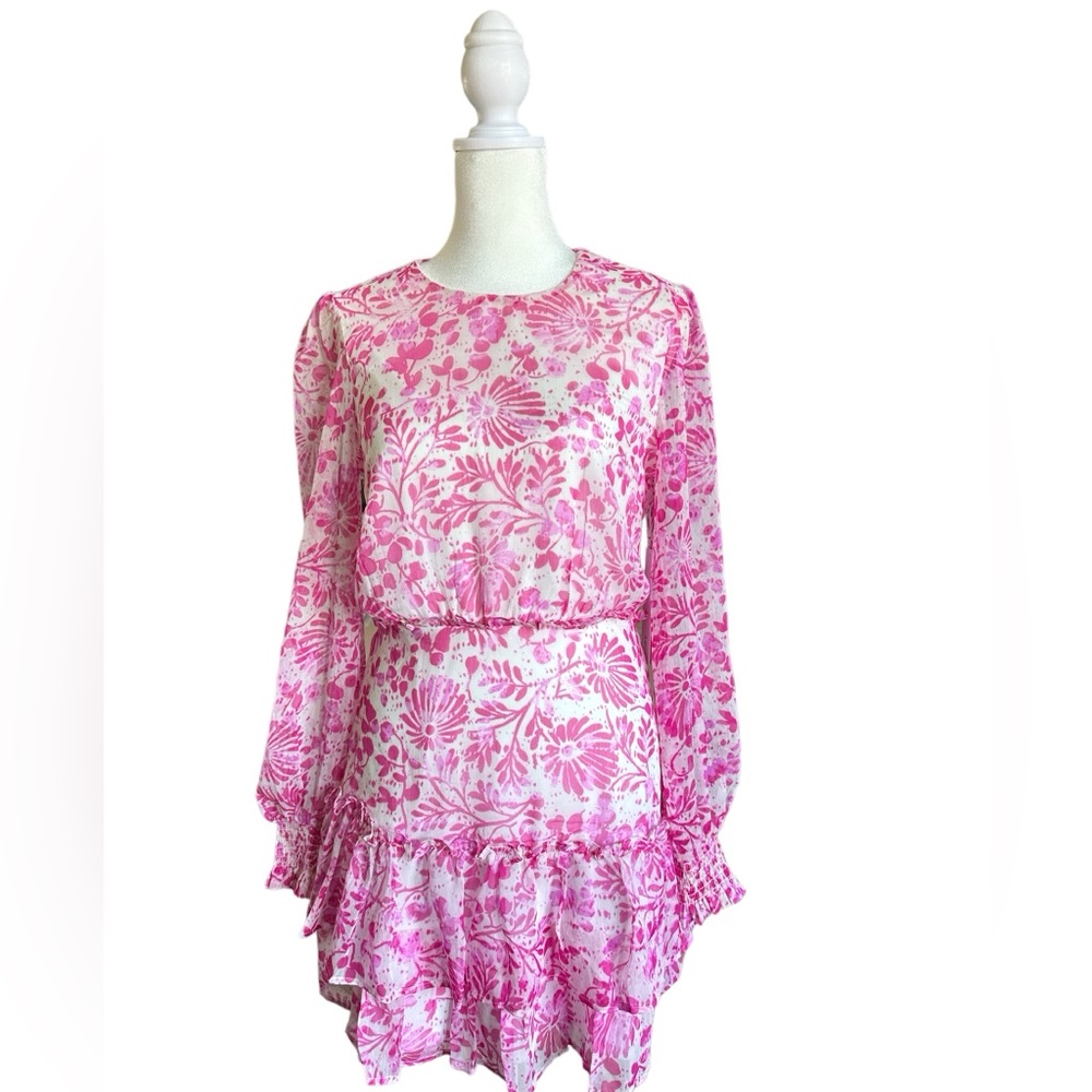 Pink and White AQUA dress.